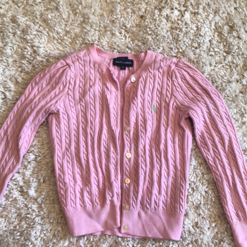 Ralph Lauren Size 6 button down cardigan